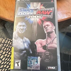 HQ WWE SmackDown vs. Raw 2006 PSP Game - Black and Red